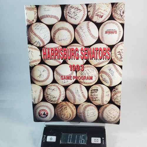 1993 Harrisburg Senators Game Program – Minor League Baseball - Picture 2 of 2