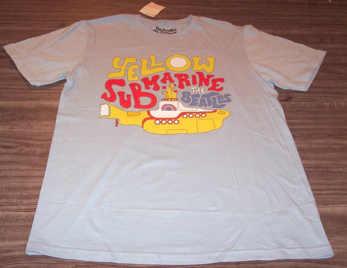 VINTAGE STYLE THE BEATLES YELLOW SUBMARINE T-Shirt MENS VINTAGE STYLE THE BEATLES YELLOW SUBMARINE T-Shirt MENS