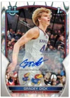 GRADEY DICK 2022 Bowman University Autograph RayWave REFRACTOR /199 AUTO 1st RC!