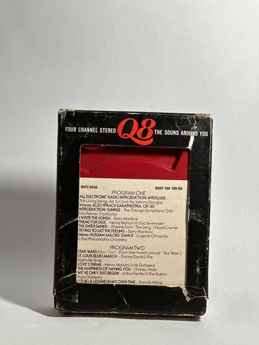 Ford Quadrasonic Sound For Today 8 Track Tape 1978 Demo RCA #DAT2-0346 - Picture 2 of 8