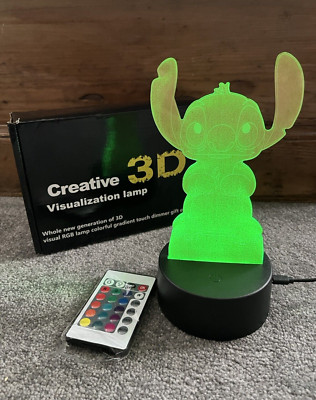 3D Illusion Stitch Nachtlicht mit Fernbedienung und Smart Touch Originalverpackt