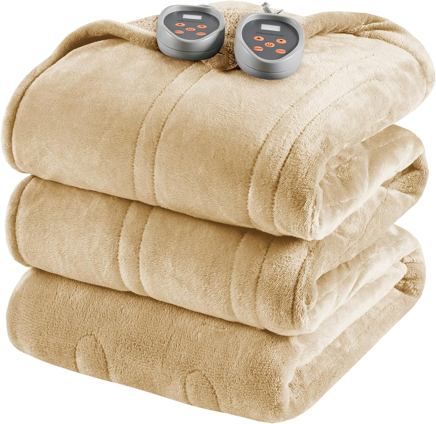 Soft Reversible Sherpa Heated Electric Blanket for Cozy Warmth