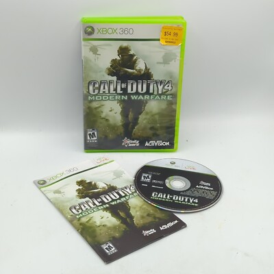 Call of Duty 4: Modern Warfare (Microsoft Xbox 360, 2007) Complete Tested