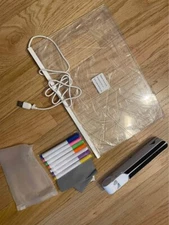 Acrylic Dry Erase Board with Light 11.8 X 7.9”