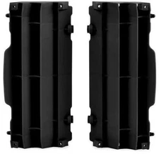 KTM RADIATOR LOUVERS Rad GUARDS EXC / EXCF 2008 - 2016 Black POLISPORT Motocross