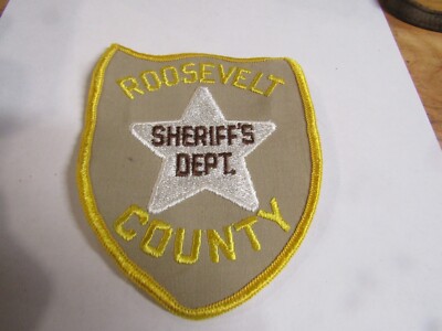 PATCH MUCH OLDER LAW ENFORCEMENT ROOSEVELT COUNTY SHERIFF'S DEPT NEW MEXICO