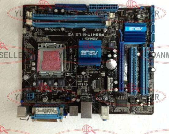1PCS Used ASUS P5G41T-M LX V2 LGA 775 DDR3 8GB Intel G41 Motherboard - Tested & Working