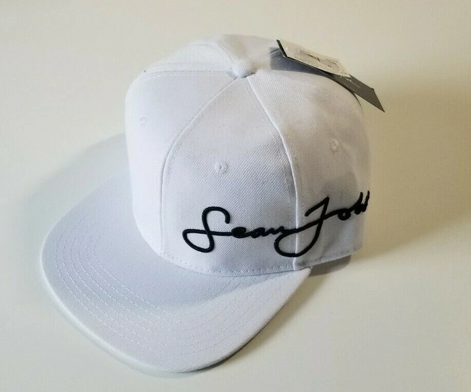 Sean John ( Diddy Puff Daddy ) White Snap Back Cap OS NWT $32.00
