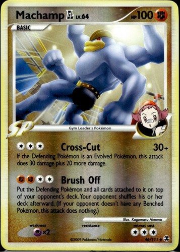 Machamp GL 46/111 Reverse Holo Rising Rivals Pokémon Card LP/MP | eBay