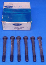 Set Of 6 Nos Ford 390 428 Short Fe Rocker Arm Stand Bolts