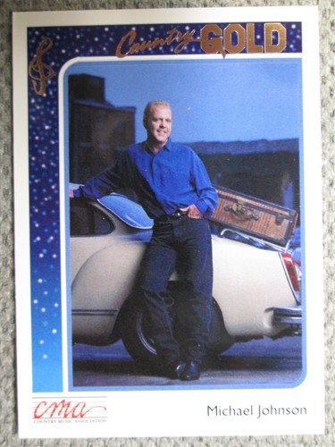 1992 Sterling Cards CMA Country Michael Johnson Song Singer #22