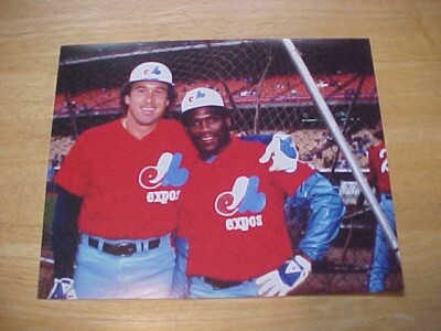 Gary Carter & Tim Raines Montreal Expos   8x10  Photo