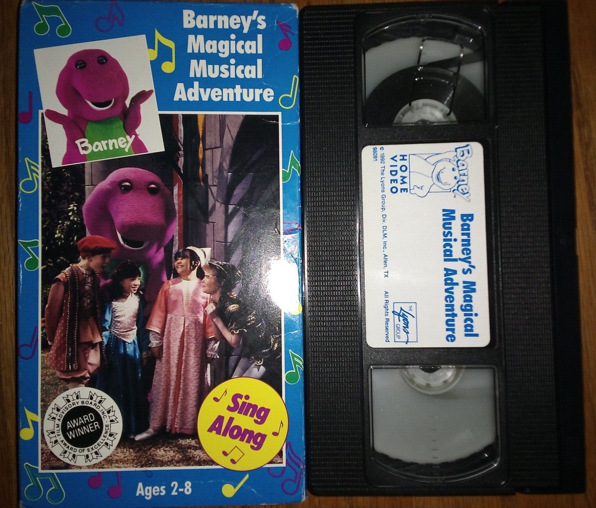 Barney Magical Musical Adventure Vhs Ebay