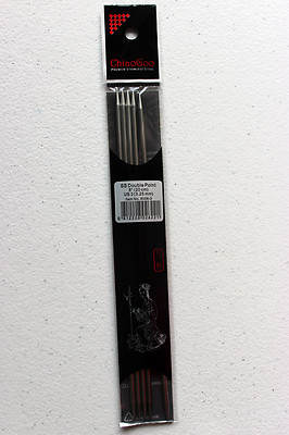 ChiaoGoo 8 Inch Double Point Knitting Needles Stainless Steel MPN 6008