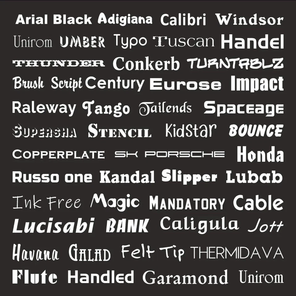 Van Graphics Sign Writing Vehicle lettering signs Vauxhall Vivaro 2014-2018 - Image 4 of 4