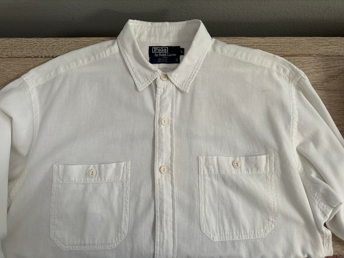 Vintage Polo Ralph Lauren Stadium 92 Shirt L Gymnast Cotton