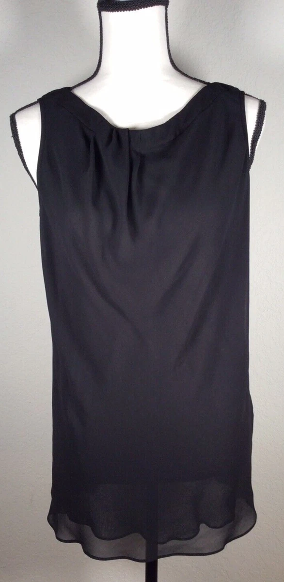 Belk Madison tunic WOMENS SIZE 10 TANK TOP SLEEVELESS PINTUCK NECK