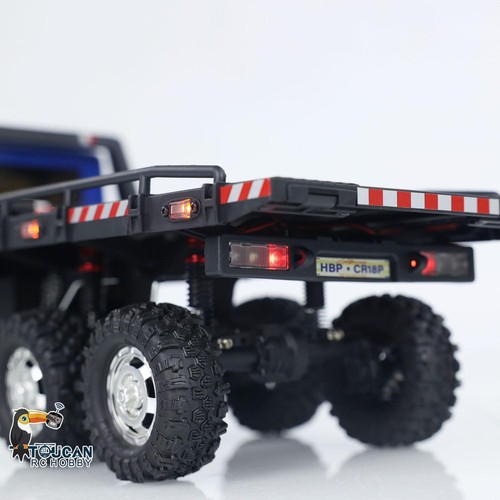 CR18P Flatbed Truck 6x6 RTR RC Rock Crawler 1/18 Off-Road Truck 2-Speed Lights - Picture 17 of 24