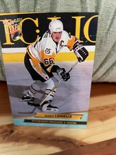 1992 Fleer #165 Mario Lemieux Pittsburg Penguins
