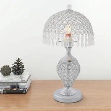Crystal Table Lamp Bedside Nightstand Desk Reading Lamp Bedroom Living Room Lamp