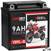 Langzeit YB9L-B Motorrad GEL Batterie 9Ah 12V 50912 12N7-3B YB9LB YB9L-A2 CB9L-B