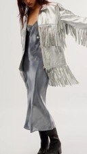Free People Understated Leather Mystical Jacket Size M