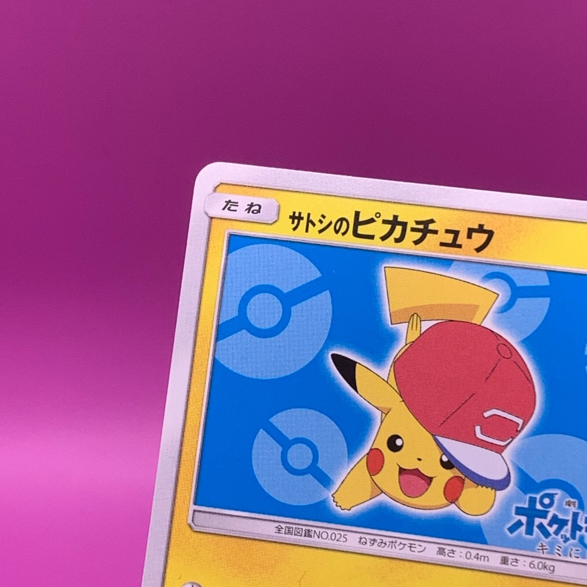 Ash's Pikachu project Nintendo PROMO card 2017 Pokemon No