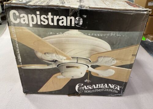 NEW, IN-BOX CASABLANCA Capistrano (Navajo White) w/Medium Oak Blades