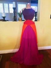 Mimi Liberte' by Michel Klein Cut Out Maxi Dress size 8