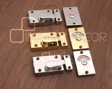 Bathroom Indicator Bolt Vacant Engaged WC Public Toilet Door Privacy Latch Lock