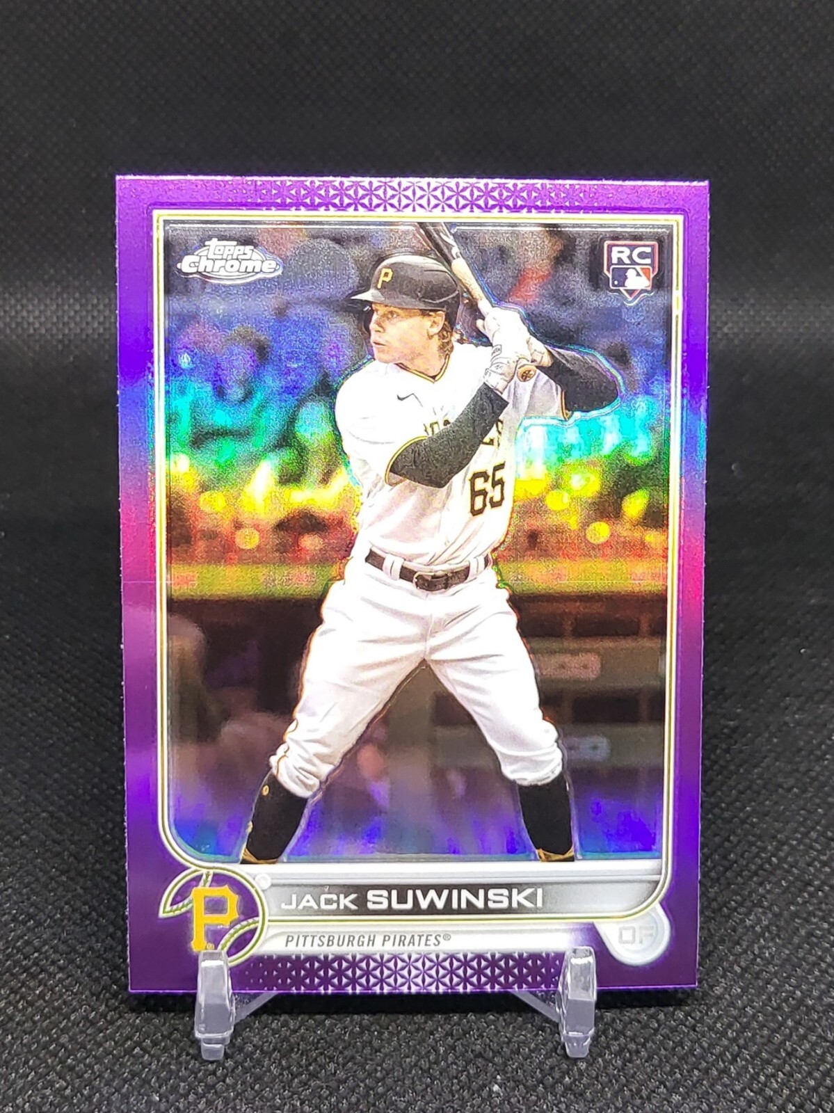 2022 Topps Chrome Update Jack Suwinski RC Pirates #USC180 Purple Refractor