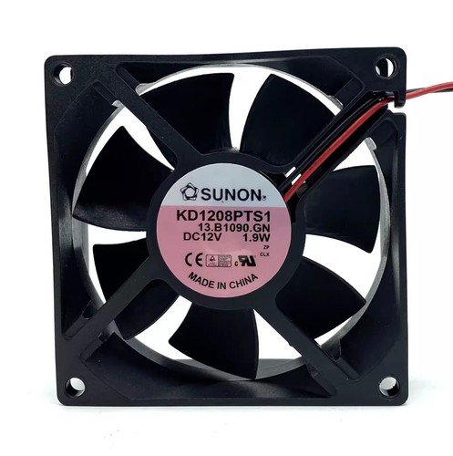 Ventilateur PC HK FAN 80x80x25 Mm 12V 0.50A - 4 Fils PWM - Pour Refroidissement
