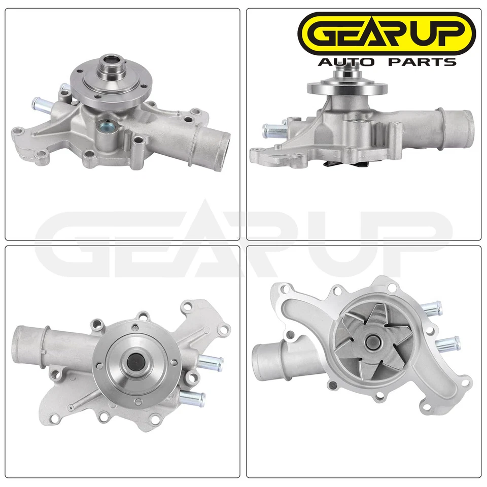 Bomba de agua del motor con junta apta para Ford Explorer Mercury Mountaineer 1996-01 V8-5,0 L Foto 2 de 4