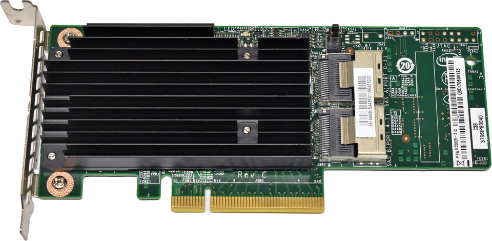 Intel G35828-312 8-Port SAS 6G PCIe x8 RAID Controller +Cable LP - Bild 4 von 4