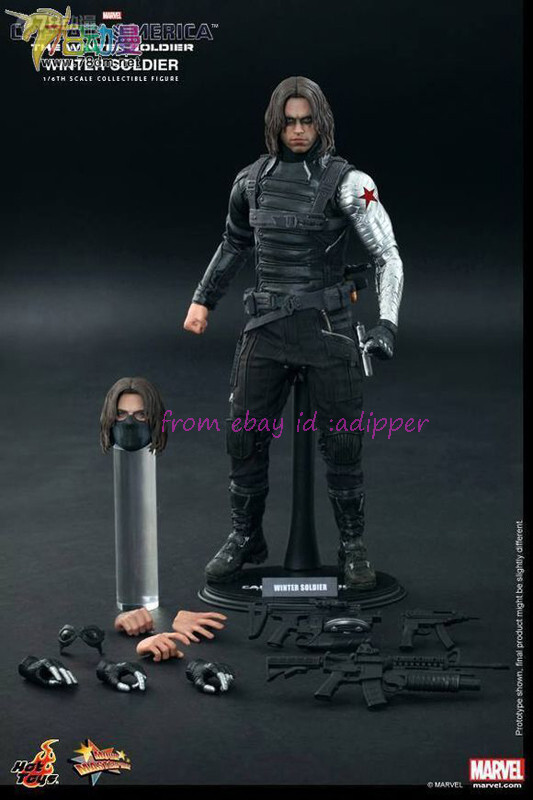 Perfect Hot Toys Mms241 1/6 Winter Soldier 1.0 Action Figure In
