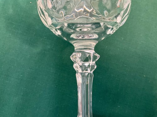 Set/4 VTG Cristal D'Arques Salem France Cut Lead Crystal Wine Glasses Boxed Bar - Picture 13 of 17