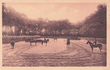 Carte postale ancienne LA FLECHE SARTHE prytanée militaire équitation carrière