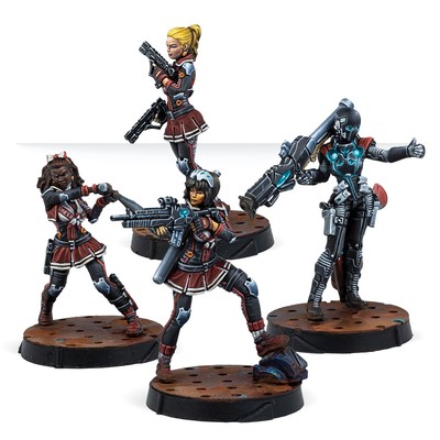 Tunguska Cheerkillers Infinity Nomads Tabletop Corvus Belli Miniaturen NEU