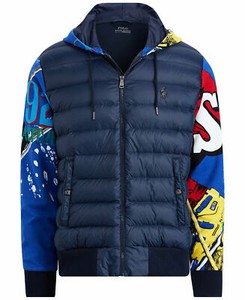 patchwork ski 92 down jacket