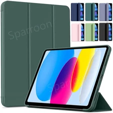 For iPad 5/6/7/8/9/10/11th Gen Air 4/5/6 Mini/Pro Slim Leather Stand Case Cover