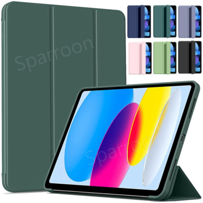For iPad 5/6/7/8/9/10/11th Gen Air 4/5/6 Mini/Pro Slim Leather Stand Case Cover