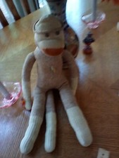 Genuine Vintage Sock Monkey Hand Made 20 inches long.