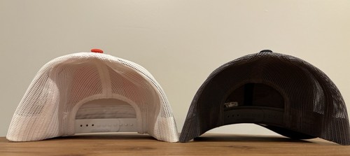 Stihl Trucker Richardson Adjustable Hats Gray/Blue And White/Orange (Two) - Picture 2 of 4