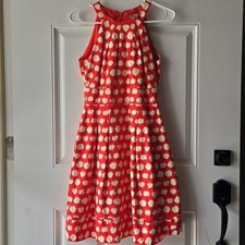 Eliza J Missy Halter Top Polka Dot Dress