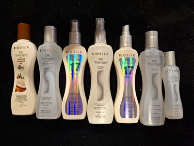 NEW BioSilk Silk Therapy 7-Bottle Lot Factory Sealed Original 17 Miracle Coconut