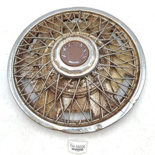 Chieftain 72 Spoke Vintage Wire Wheel 15 Spoke Hubcap Cover - Rusted Chieftain 72 Spoke Vintage Wire Wheel 15 Spoke Hubcap Cover - Rusted