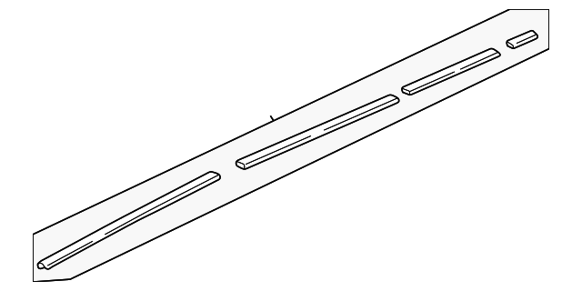 08-10 Honda Odyssey Left (Driver) Roof Molding Assembly (74316-SHJ
