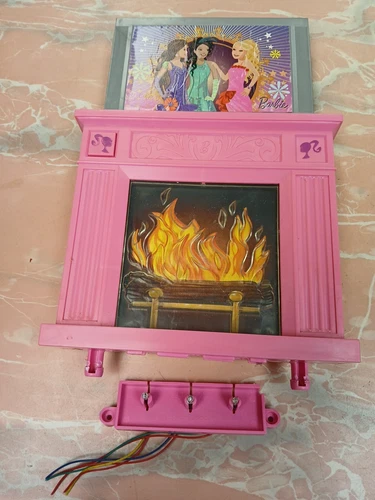 Mattel FIREPLACE TV REPLACEMENT PART: Barbie 3 Story Dream Townhouse House Read
