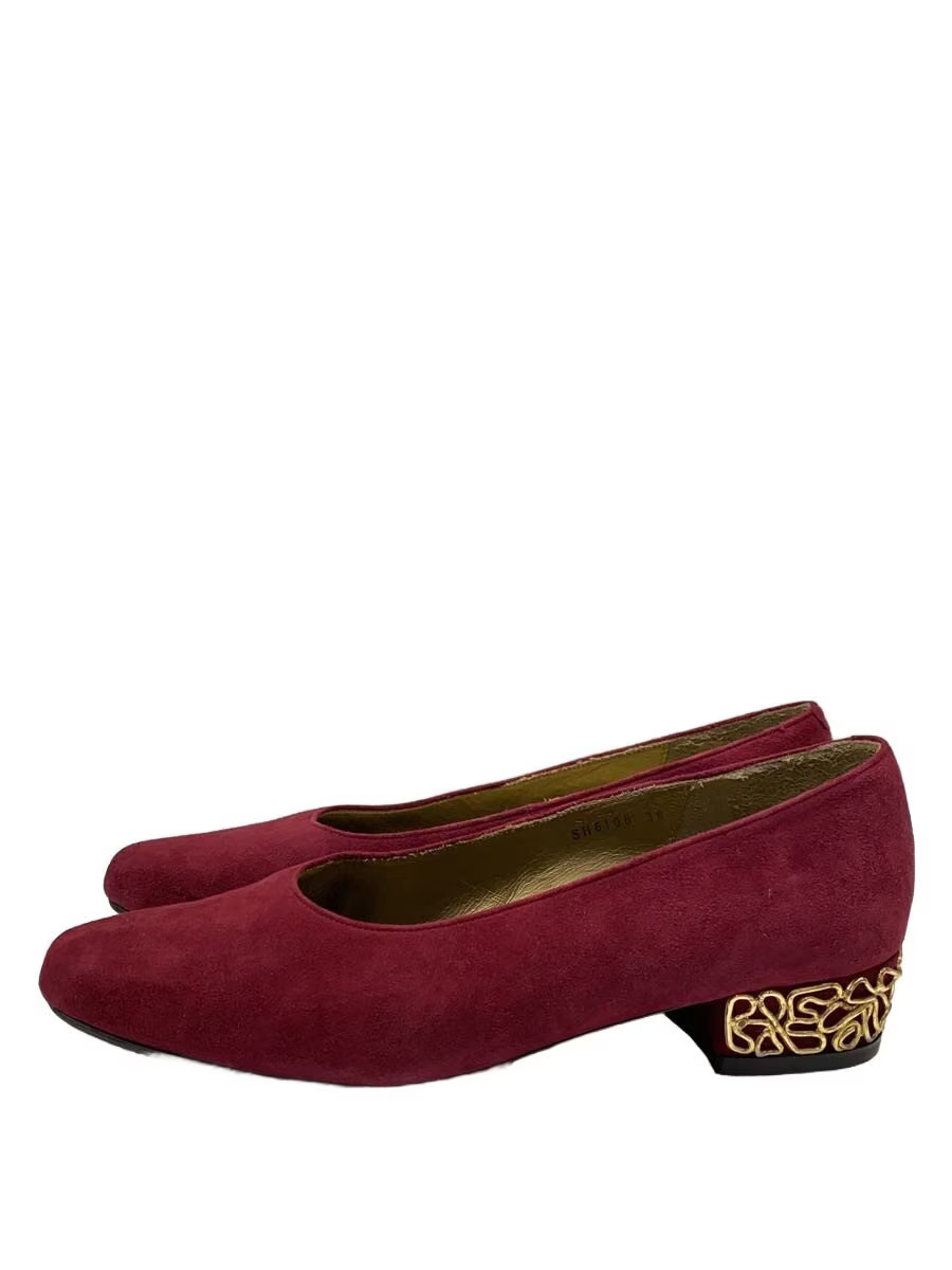 Yves Saint Laurent Pumps 36 Brd Suede Sh6108 Jlg86
