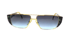 Women's Sunglasses Made In Italy Vintage New Gold 80s ANNE MARIE PERRIS